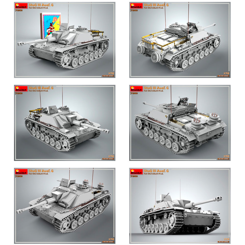Miniart 72101 StuG III Ausf.G Feb 1943 Prod. 1:72 Model Kit