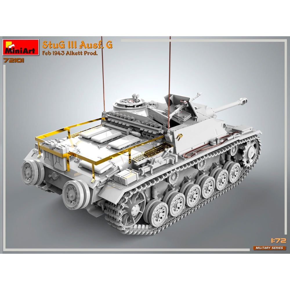Miniart 72101 StuG III Ausf.G Feb 1943 Prod. 1:72 Model Kit