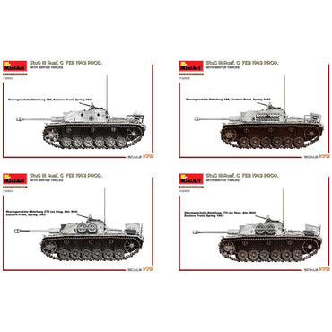 Miniart 72103 StuG III Ausf.G Feb 1943 Prod. w/Winter Tracks 1:72 Model Kit