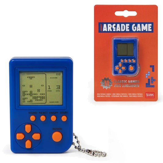 Legami Pocket Arcade Game - Mini Portable Keyring Game