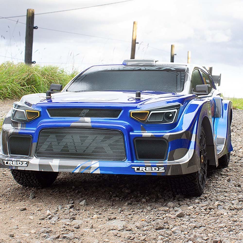 Maverick Quantum RX Flux 4S 1/8 4WD RC Rally Car Blue