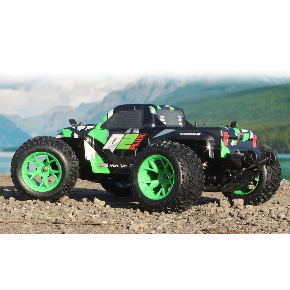 Maverick Quantum2 MT Flux 1:10 RTR RC Monster Truck - Green 150406