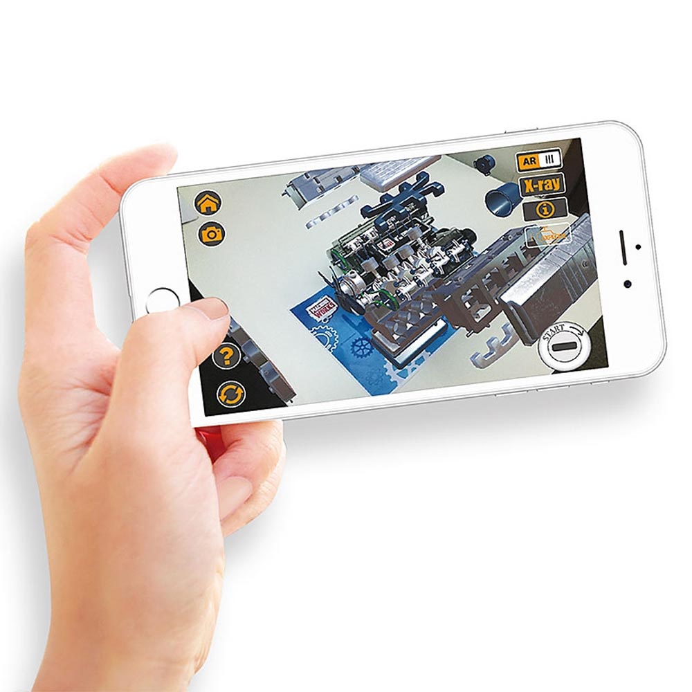 Machine Works V8 Engine w/AR App STEM Model