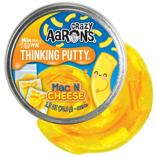 Crazy Aaron's Mix Your Own Mac N Cheese Thinking Foam Stretch Toy MX-MC020