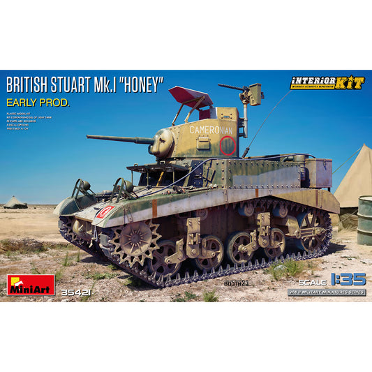 Miniart 35421 British Stuart Mk.I Honey Early Prod. 1:35 Model Kit
