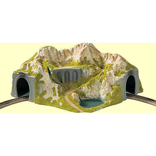 NOCH Single Track Curved Tunnel 41x37x20cm HO Gauge Scenics 05130