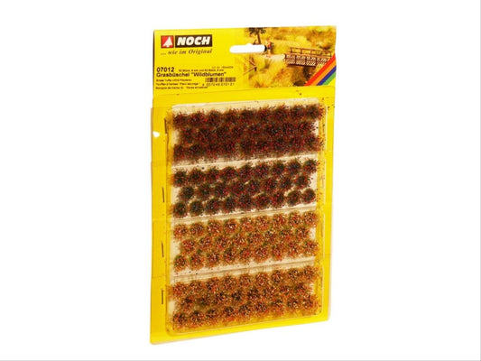 Noch 07012 Grass Tufts XL 6mm/9mm Wild Flowers (104)