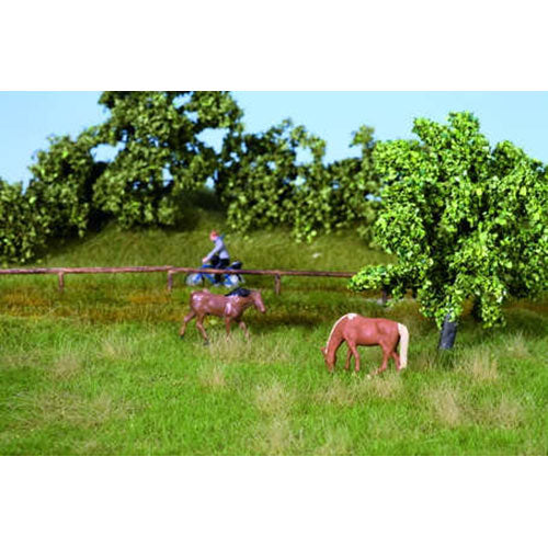 NOCH Summer Meadow Natur+ Mat 22x20cm w/ Grass Tufts (10) HO Gauge Scenics 07403