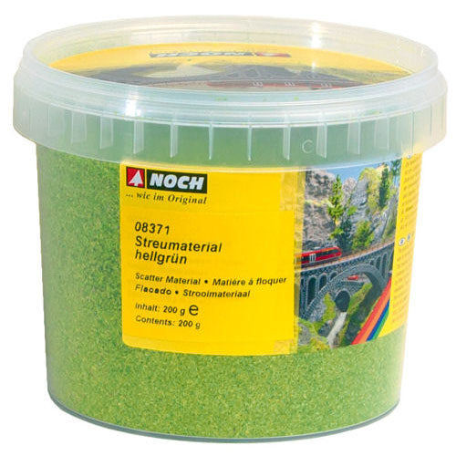 NOCH Light Green Scatter Material (200g) HO Gauge Scenics 08371