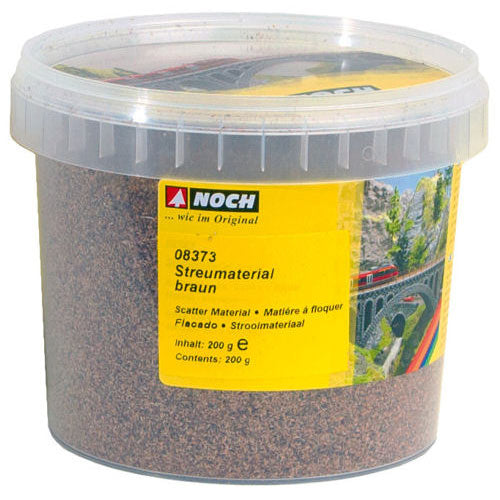 NOCH Brown Scatter Material (200g) HO Gauge Scenics 08373
