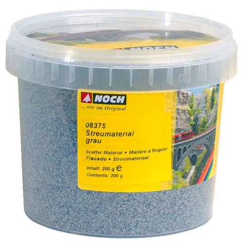 NOCH Grey Scatter Material (200g) HO Gauge Scenics 08375