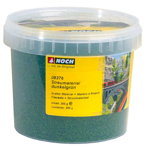 NOCH Dark Green Scatter Material (200g) HO Gauge Scenics 08376