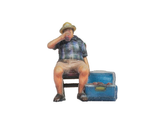 Noch Man on a Folding Chair 3D Master Figure N10431 HO Gauge