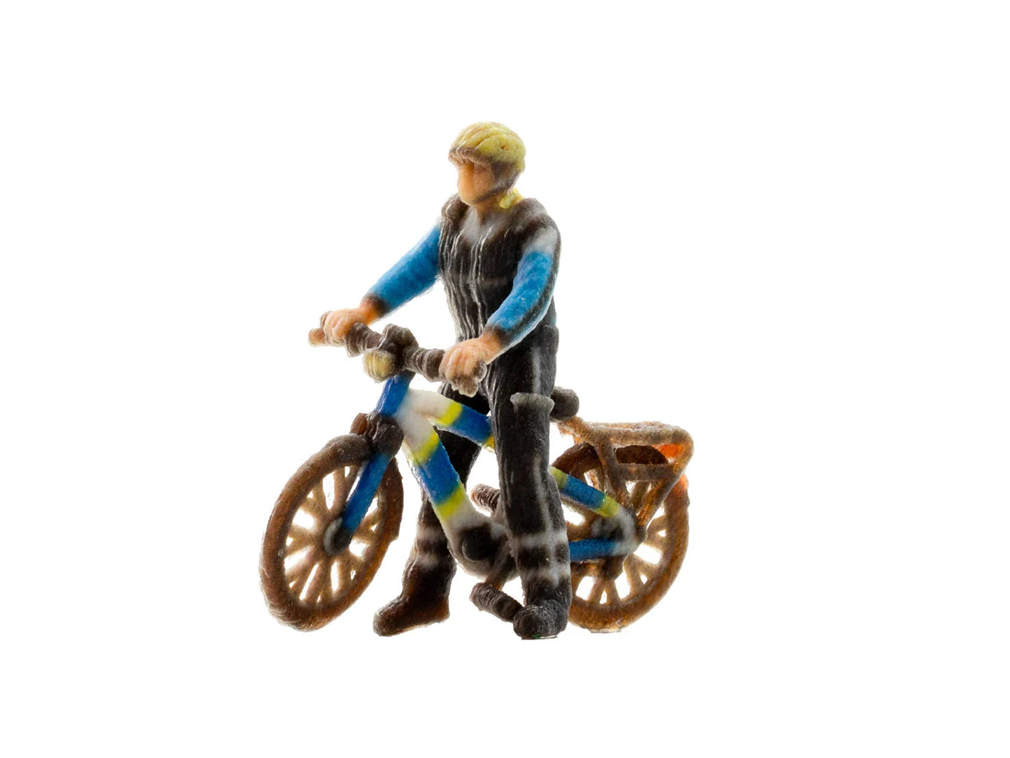 Noch German Police Officer on Bicycle 3D Master Figure N10610 HO Gauge