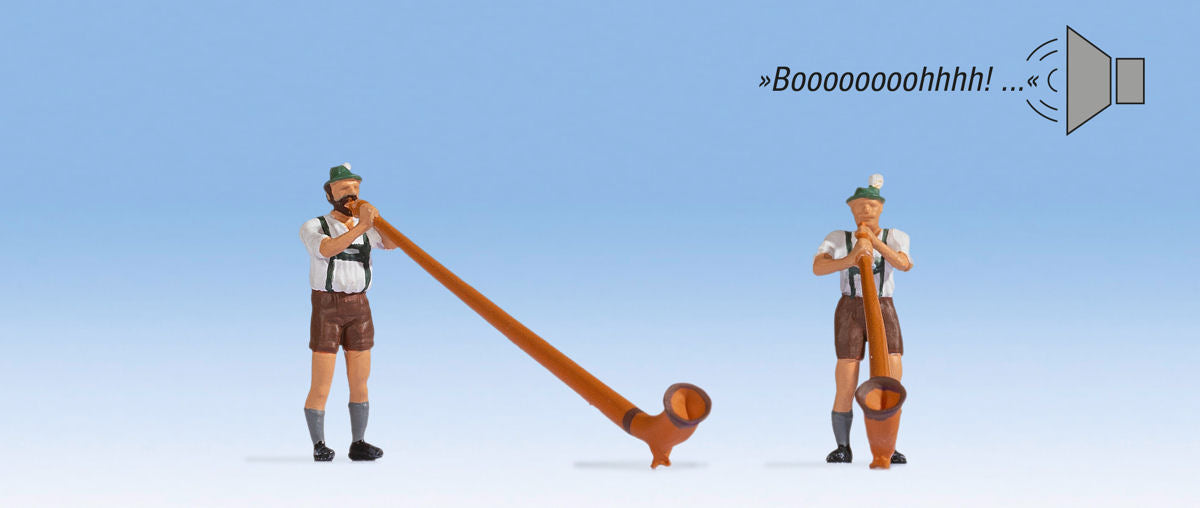 Noch 12821 Alpine Horn Blowers Sound Scene HO