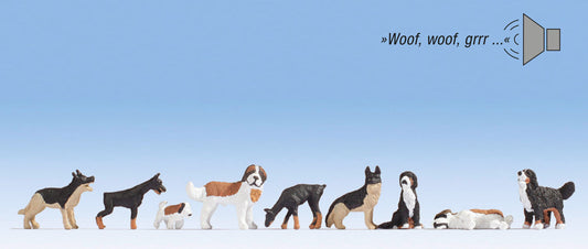Noch Guard Dogs Sound Scene N12852 HO Scale