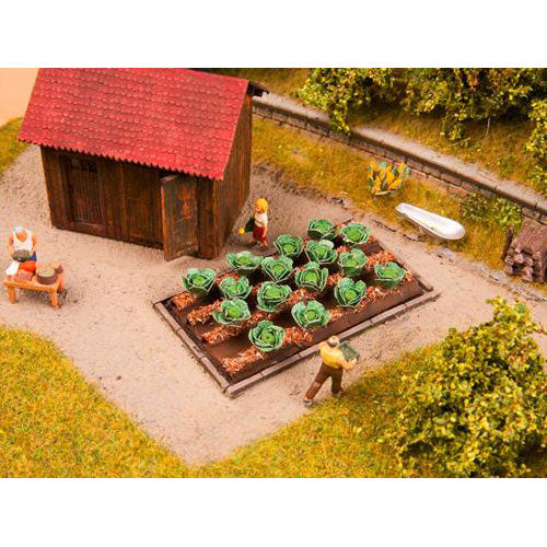 NOCH White Cabbages (16) Deco Minis HO Gauge Scenics 13217