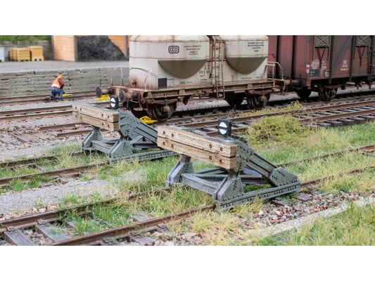Noch Buffer Stop 3D Mini 2pcs (Pre-Built) N13602 HO Gauge