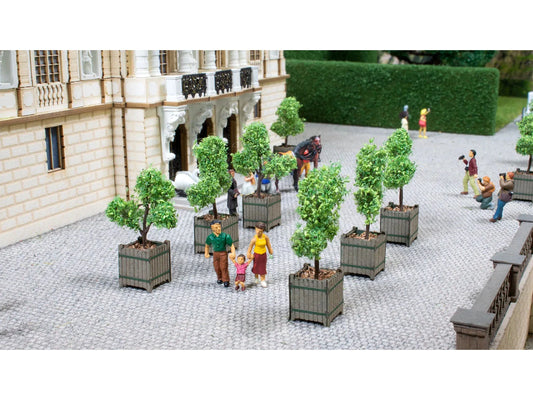 Noch Ornamental Trees in Tubs (2) N14013 HO Gauge