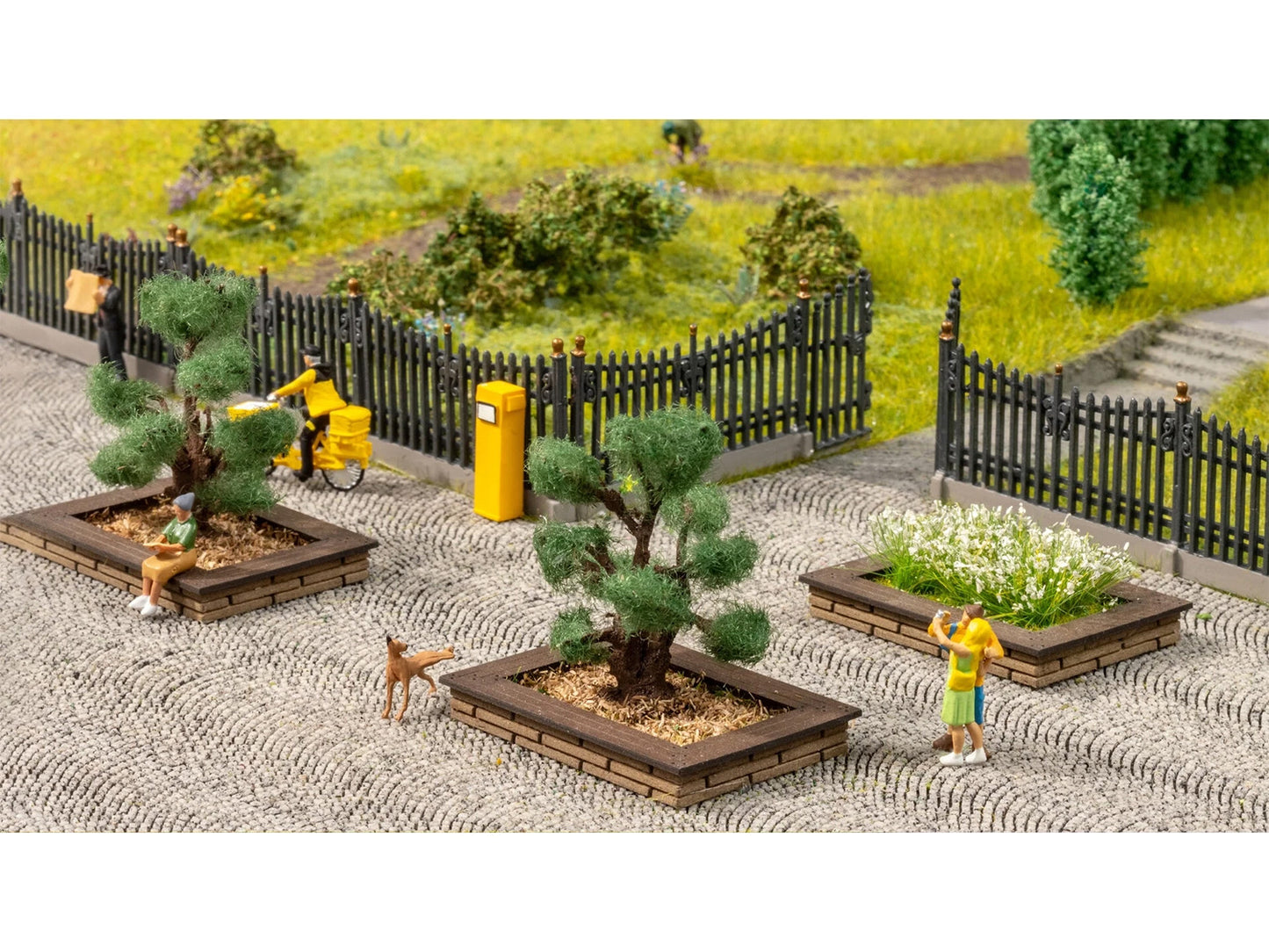 Noch Flower Islands (2) Laser Cut Minis Kit HO Gauge N14105