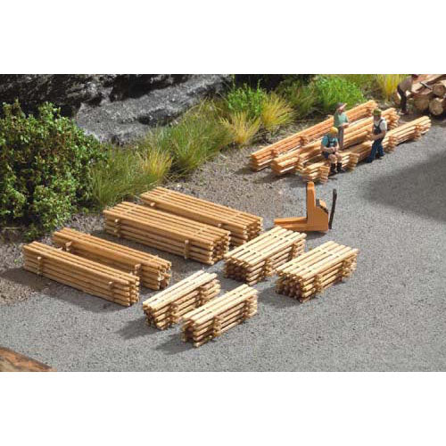 NOCH Piles of Planks (8) Laser Cut Minis Kit HO Gauge Scenics 14214