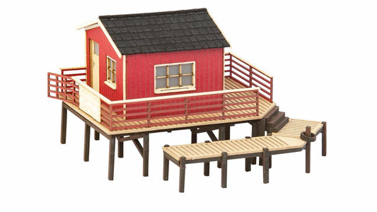 Noch Boat Hire Kiosk Laser Cut Minis Kit N14259 HO Gauge