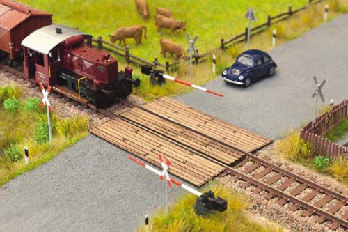 NOCH Wooden Plank Crossing Laser Cut Minis Kit HO Gauge Scenics 14305