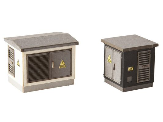Noch 14314 Transformer Stations (2) Laser Cut Minis Kit HO