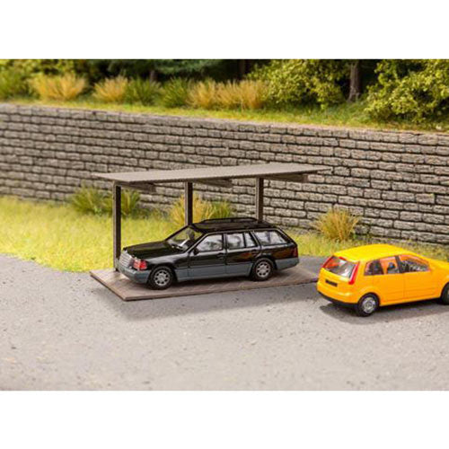 NOCH Self Supporting Car Port Laser Cut Minis Kit HO Gauge Scenics 14349