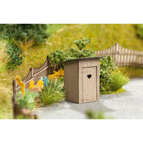 NOCH Outhouses (2) Laser Cut Minis Kit HO Gauge Scenics 14359