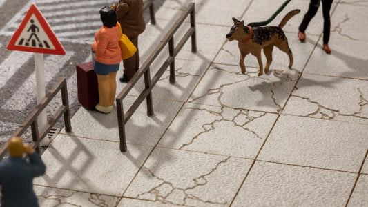 Noch Large Concrete Slabs (4) Laser Cut Minis Kit N14429 TT Scale