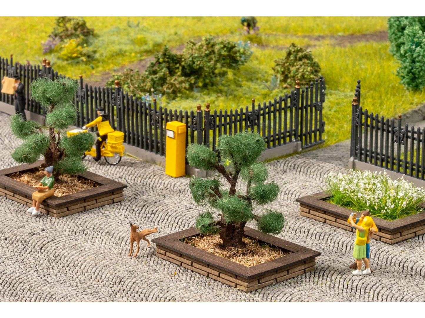 Noch Flower Islands (2) Laser Cut Minis Kit N Gauge N14609