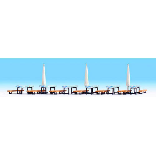 NOCH Beer Garden Accessory Set HO Gauge Scenics 14817