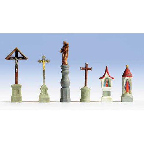 NOCH Christian Symbols Accessory Set HO Gauge Scenics 14870