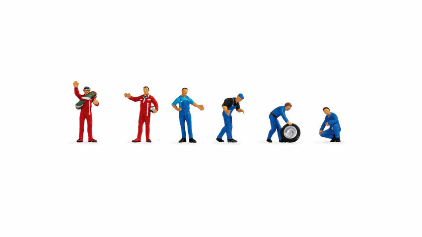 Noch 15107 Racing Drivers (2) & Mechanics (4) Figure Set