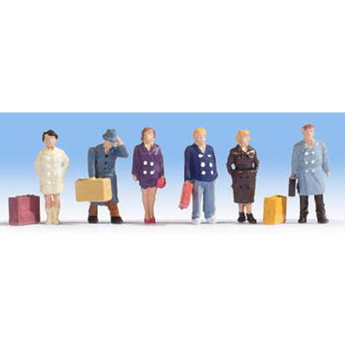 NOCH Passengers (6) Figure Set HO Gauge Scenics 15219