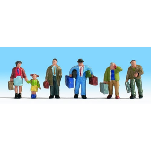 NOCH Passengers (6) Figure Set HO Gauge Scenics 15224