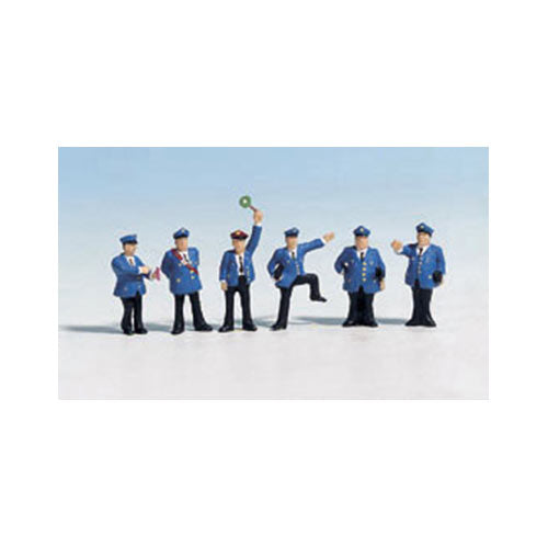 NOCH German Station Staff (6) Figure Set HO Gauge Scenics 15280