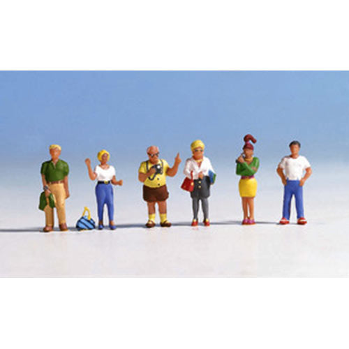 NOCH Pedestrians (6) Figure Set HO Gauge Scenics 15480