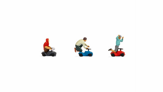 Noch 15808  Bobby Car Racers (3) Figure Set HO