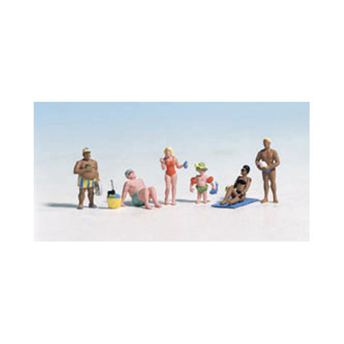 NOCH Sunbathers (6) Figure Set HO Gauge Scenics 15850