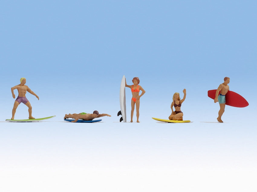 Noch Surfers (5) Figure Set HO Gauge 15853