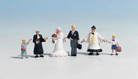 NOCH Wedding Group (6) Figure set HO Gauge Scenics 15860