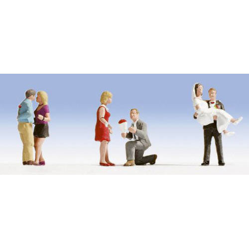 NOCH Romantic Couples (3x2) Figure Set HO Gauge Scenics 15861