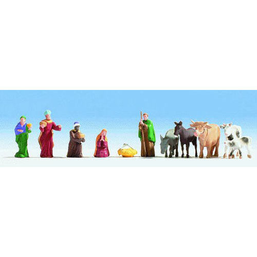 NOCH Christmas Manger (11) Figure Set HO Gauge Scenics 15922