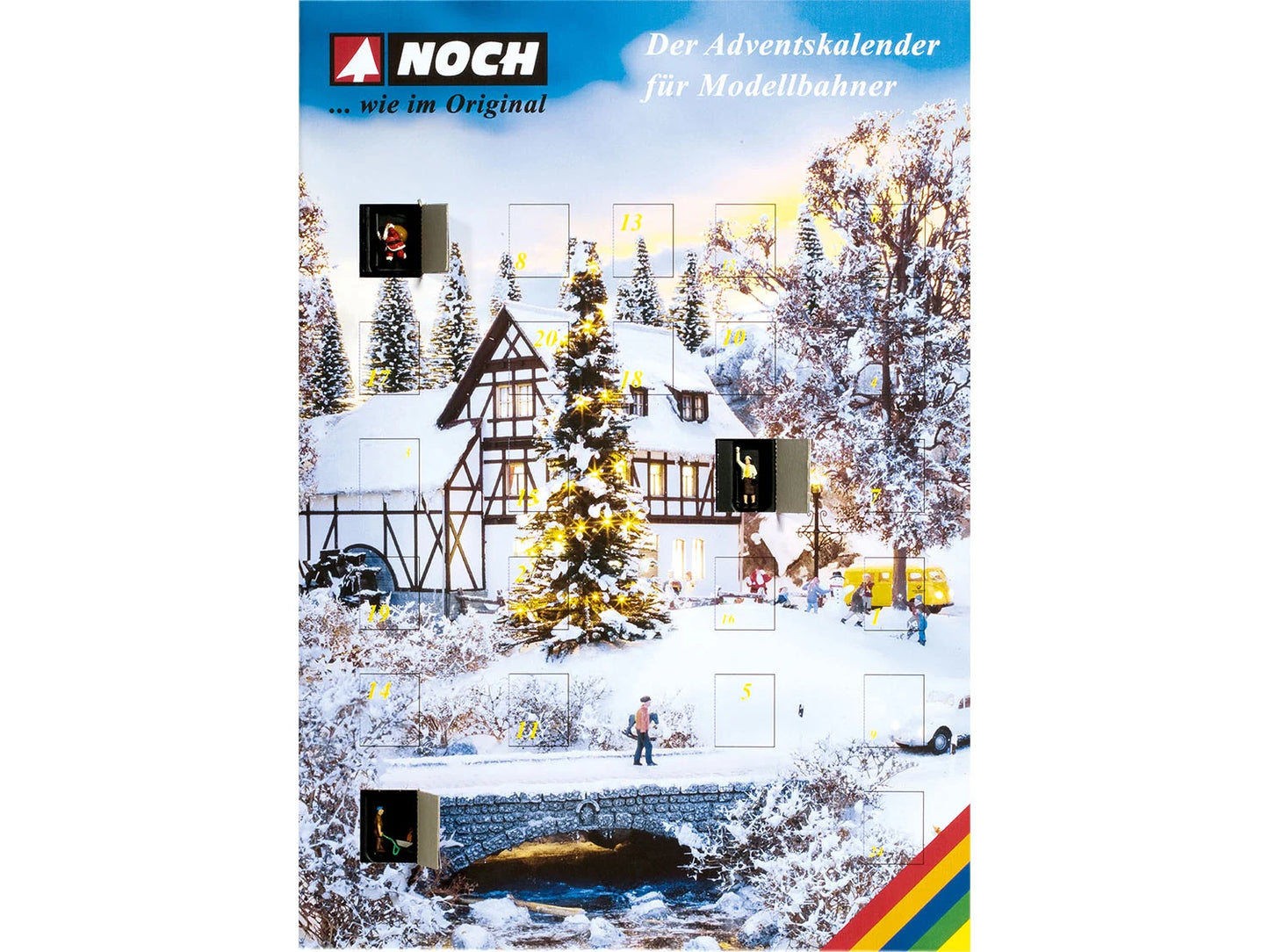 Noch Noch Figures Advent Calendar 2025 N15998 HO Gauge
