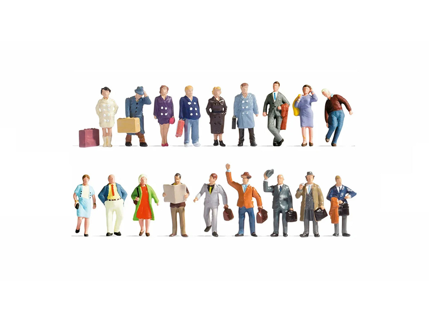 Noch Passengers XL Figure Set N16106 HO Gauge
