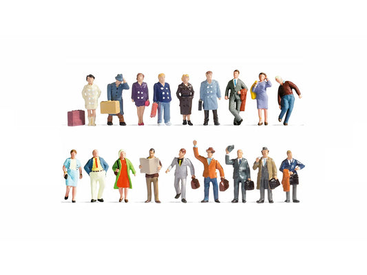 Noch Passengers XL Figure Set N16106 HO Gauge