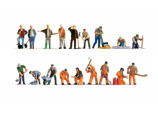 Noch At Work XL Figure Set HO Gauge N16111