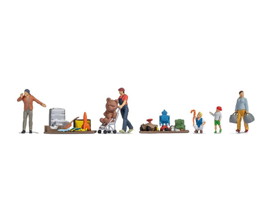 Noch At the Flea Market Themed Figure Set HO Gauge N16282